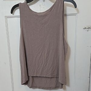 TAVI WOMENS hi LO TANK TAUPE SIZE SMALL
